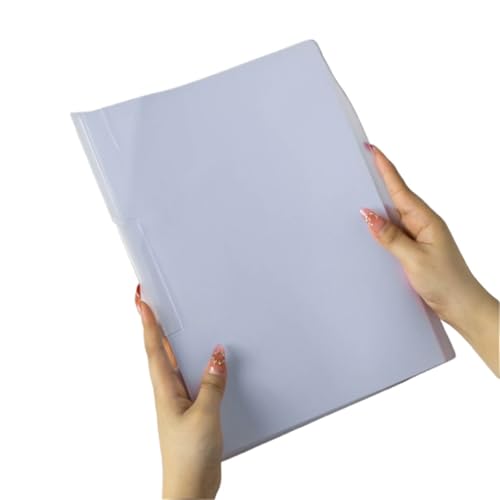 20 stücke A4 Rotierenden Hebel Ordner Test Papier Lagerung Transparent Einsatz Informationen Binder FüR Organisieren(White) von ANQKYO