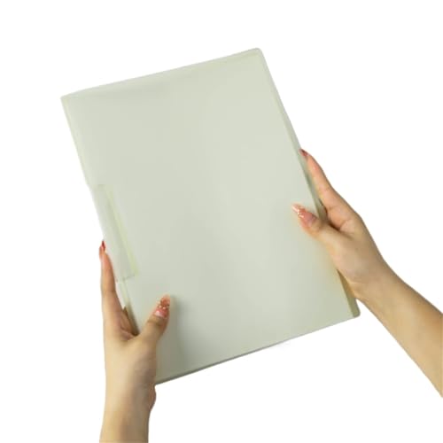 20 stücke A4 Rotierenden Hebel Ordner Test Papier Lagerung Transparent Einsatz Informationen Binder FüR Organisieren(Yellow) von ANQKYO