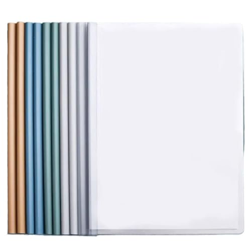 20 stücke Transparent Datei Dokument Verdicken Zugstange A4 Ordner Test Papier Lagerung Tasche Clip Büro Organizer Supplies FüR Organisieren(Droplet Rod dark) von ANQKYO
