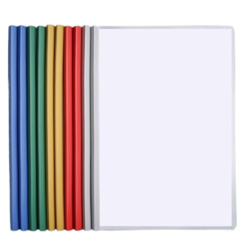 20 stücke Transparent Datei Dokument Verdicken Zugstange A4 Ordner Test Papier Lagerung Tasche Clip Büro Organizer Supplies FüR Organisieren(Triangles Rod mix) von ANQKYO