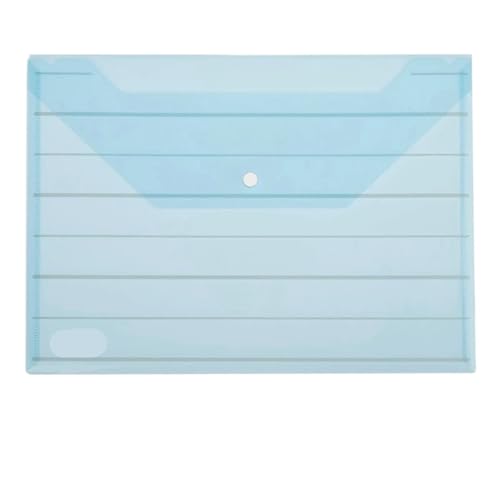 20PCS A4 Transparent Datei Tasche Verdickt Ordner Große Kapazität Kunststoff Wasserdicht Student Tasche FüR Organisieren(Color 6) von ANQKYO