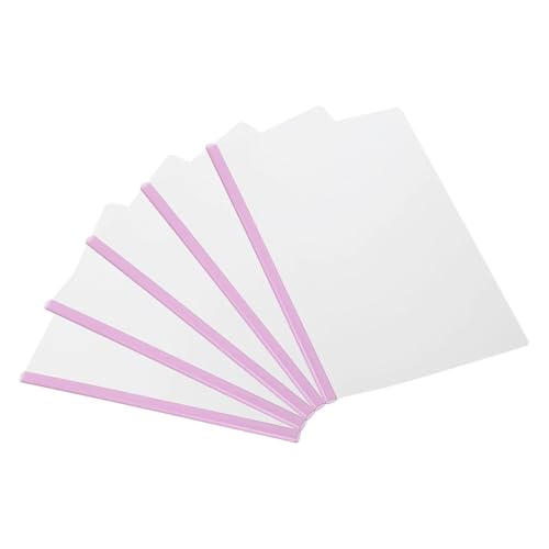 20Pcs A4 Transparent Präsentation Ordner Bericht Abdeckung Mit Schiebe Bars Slide-Grip Lebenslauf Datei FüR Organisieren(Color 4) von ANQKYO