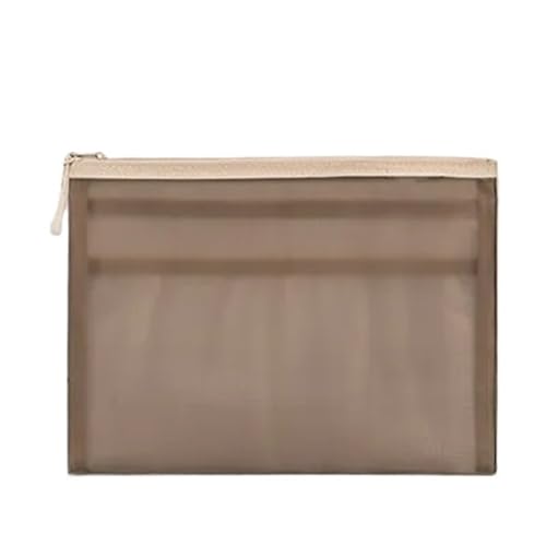 3 stücke Datei Tasche Transparent Grid Große Kapazität A5 Test Papier Lagerung Archiv Material Ordner Büro Liefert FüR Organisieren(Color 2) von ANQKYO