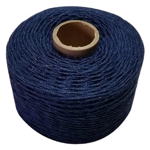 3 teile/los Blau Leinen Ramie Garn Themen Bindfäden Schnüre for Nähen Stickerei Häkeln DIY FüR Basteln(Dark blue) von ANQKYO