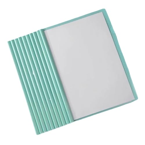 30 stücke A4 Transparent Ordner Verdickt Kunststoff Datei Wasserdicht Test Papier Lagerung Tasche Dokument Klassifizierung FüR Organisieren(Green) von ANQKYO