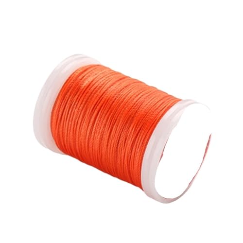 4 stücke DIY Zubehör Leder Handwerk Nähgarn Runde Gewachste Polyester Schnur Wachs Beschichtet Saiten FüR Basteln(Color 10,0.4mm) von ANQKYO