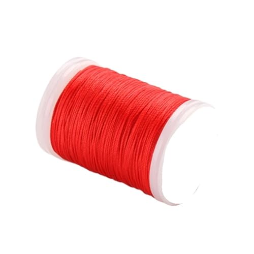 4 stücke DIY Zubehör Leder Handwerk Nähgarn Runde Gewachste Polyester Schnur Wachs Beschichtet Saiten FüR Basteln(Color 12,0.5mm) von ANQKYO