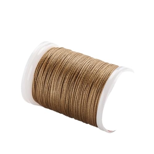 4 stücke DIY Zubehör Leder Handwerk Nähgarn Runde Gewachste Polyester Schnur Wachs Beschichtet Saiten FüR Basteln(Color 3,0.5mm) von ANQKYO