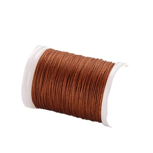 4 stücke DIY Zubehör Leder Handwerk Nähgarn Runde Gewachste Polyester Schnur Wachs Beschichtet Saiten FüR Basteln(Color 4,0.4mm) von ANQKYO