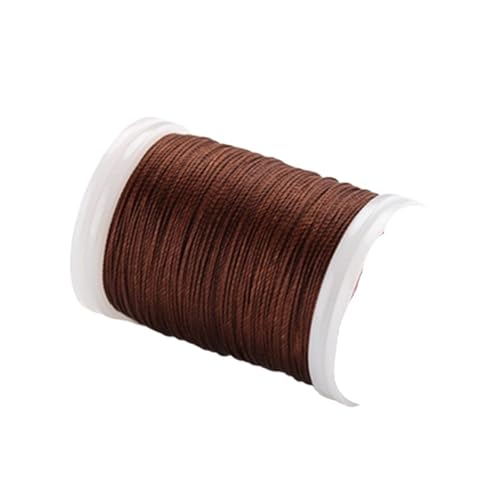 4 stücke DIY Zubehör Leder Handwerk Nähgarn Runde Gewachste Polyester Schnur Wachs Beschichtet Saiten FüR Basteln(Color 5,0.5mm) von ANQKYO