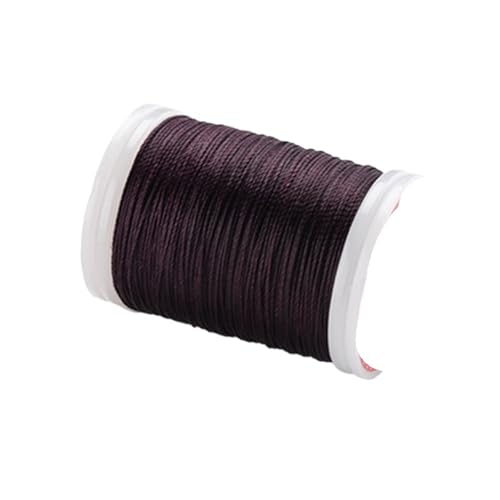 4 stücke DIY Zubehör Leder Handwerk Nähgarn Runde Gewachste Polyester Schnur Wachs Beschichtet Saiten FüR Basteln(Color 8,0.5mm) von ANQKYO