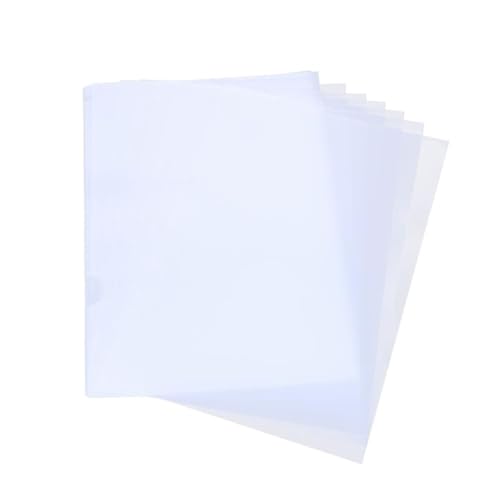 40 stücke Dokument Lagerung Pouch Tasche Transparent Kunststoff Datei Ordner FüR Organisieren(White) von ANQKYO