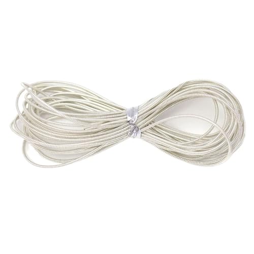 5 stücke 10g Bullion Draht Schmuck Kreuzstich Harte Seide Purl Gimp Handgemachte Stickgarn Goldwork Nähen Metall for Brosche FüR Basteln(Color 1) von ANQKYO