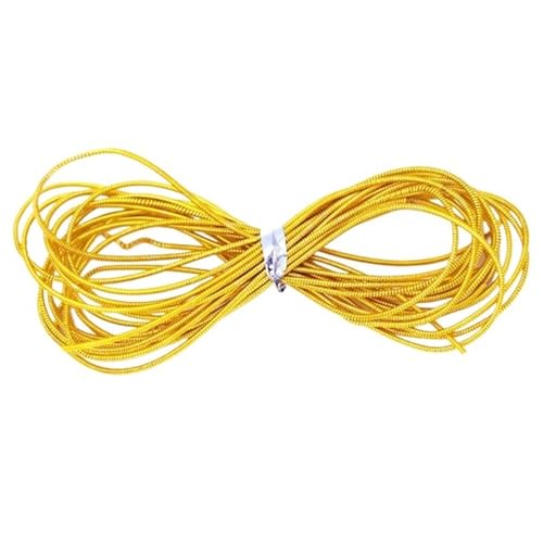 5 stücke 10g Bullion Draht Schmuck Kreuzstich Harte Seide Purl Gimp Handgemachte Stickgarn Goldwork Nähen Metall for Brosche FüR Basteln(Color 2) von ANQKYO