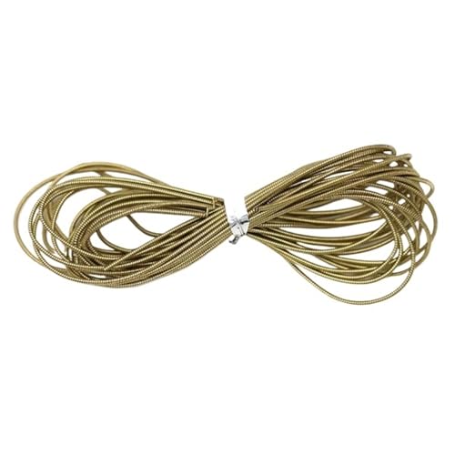 5 stücke 10g Bullion Draht Schmuck Kreuzstich Harte Seide Purl Gimp Handgemachte Stickgarn Goldwork Nähen Metall for Brosche FüR Basteln(Color 5) von ANQKYO