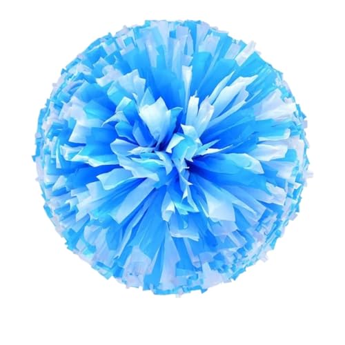 ANQKYO Cheerleader Pompons 4 Pcs Cheerleading Pom Poms Jubeln Blume Ball Spiel Vocal Dance Party Konzert Dekorateur Requisiten Club Versorgung(Color 6) von ANQKYO