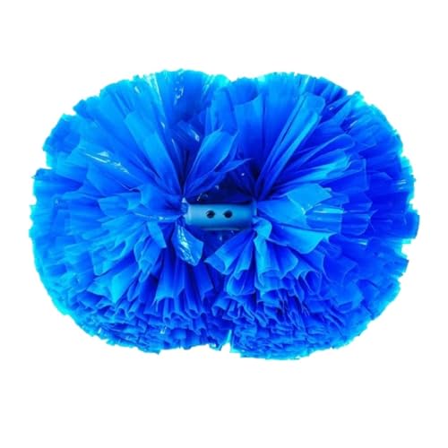 ANQKYO Cheerleader Pompons 4 stücke Cheerleading Pom Poms Mit Griff for Team Geist Sport Tanz Jubeln for Dance Sport Wettbewerb(Color 2) von ANQKYO