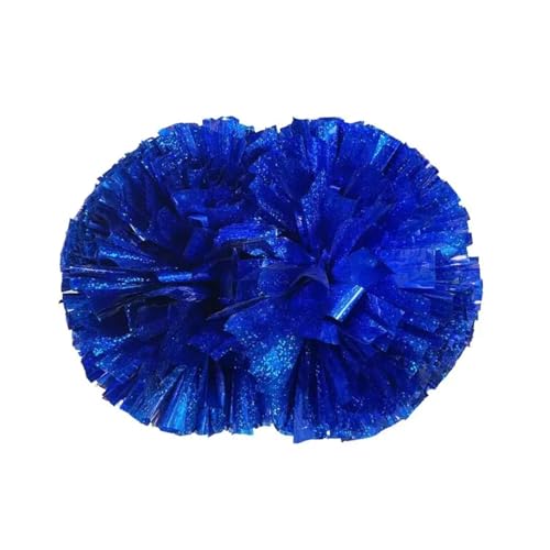 ANQKYO Cheerleader Pompons 4 stücke Party Dekorateur Jubeln Ball Pompoms Cheerleading Pom Poms Griff Wettbewerb Blume Tanz(Color 11) von ANQKYO