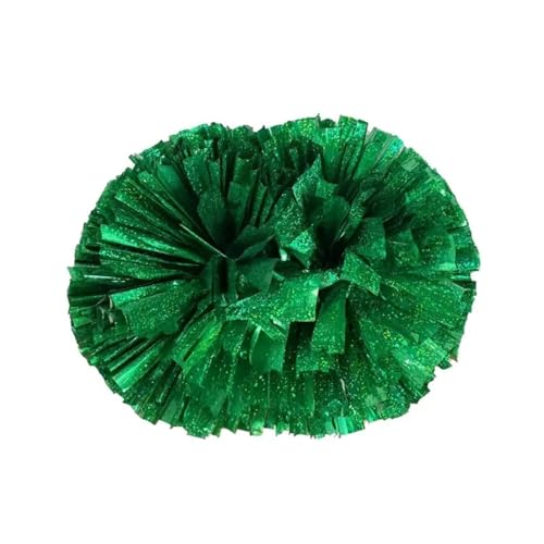 ANQKYO Cheerleader Pompons 4 stücke Party Dekorateur Jubeln Ball Pompoms Cheerleading Pom Poms Griff Wettbewerb Blume Tanz(Color 4) von ANQKYO