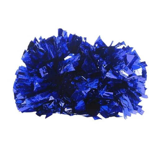 ANQKYO Cheerleader Pompons 6 Stück praktische Cheerleader-Jubel-Pompons gelten for Sportspiele und Gesangskonzerte.(Blue) von ANQKYO