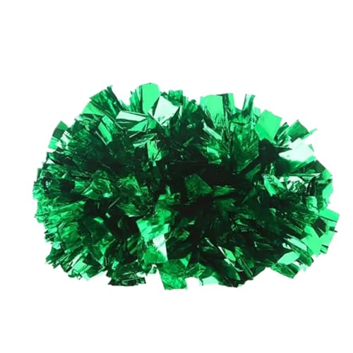 ANQKYO Cheerleader Pompons 6 Stück praktische Cheerleader-Jubel-Pompons gelten for Sportspiele und Gesangskonzerte.(Green) von ANQKYO