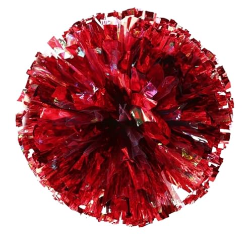 ANQKYO Cheerleader Pompons 6 stücke Cheerleading Pom Poms Hand Finger Jubeln Bälle Dance Pompoms Cheerleading Zubehör(Color 1) von ANQKYO