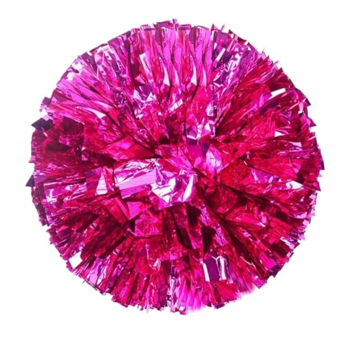 ANQKYO Cheerleader Pompons 8 stücke 28 cm Cheerleading Pom Poms Jubeln Ball Sport Spiel Vocal Dance Party Konzert Dekorateur Requisiten Club Liefert(Rose) von ANQKYO