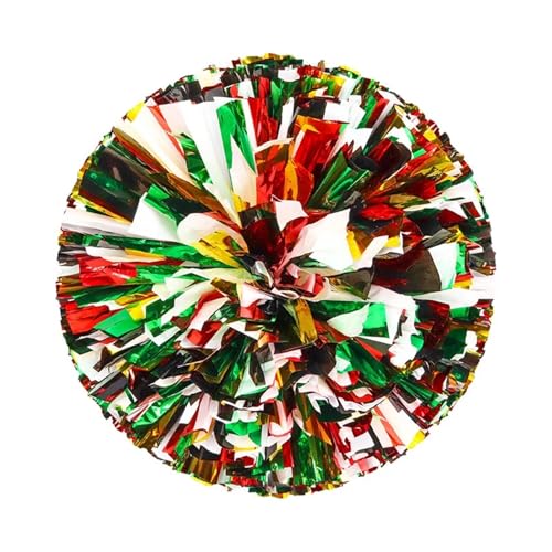 ANQKYO Cheerleader Pompons 8 stücke Cheerleading Pom Poms Mädchen Finger Jubeln Bälle Dance Cheerleading Zubehör(Color 12) von ANQKYO