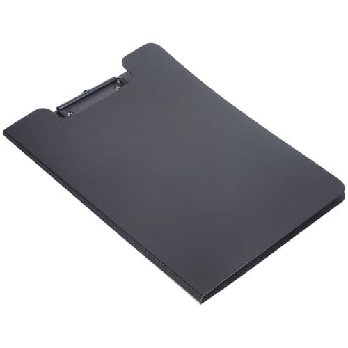 Klemmbrett 2 stücke Zwischenablage Schreiben Unterstützung Datei Clips Büro Dokument Multifunktions Papier Organizer Multi-funktion(Black) von ANQKYO