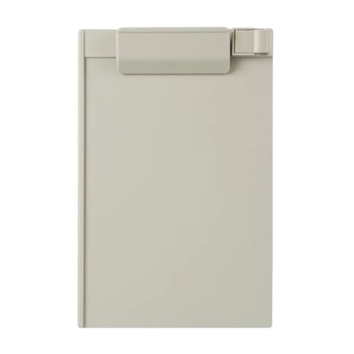 Klemmbrett 3 Stück Kunststoff A5 Zwischenablage Profil Clip Papierhalter Schreibordner for Schule, Klassenzimmer, Büro(Grey) von ANQKYO