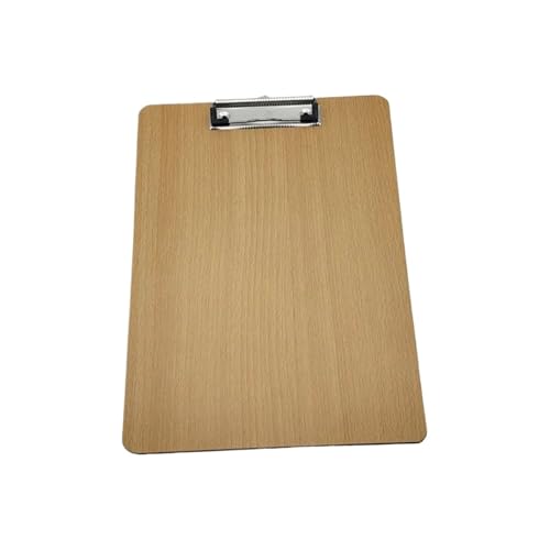 Klemmbrett 3PCS Zwischenablage Verdickte Holzbrett Clip Holz Schreibmatte Bord Test Papier Daten Ordner Einfache Und Praktische Holzbrett Clip(A4) von ANQKYO
