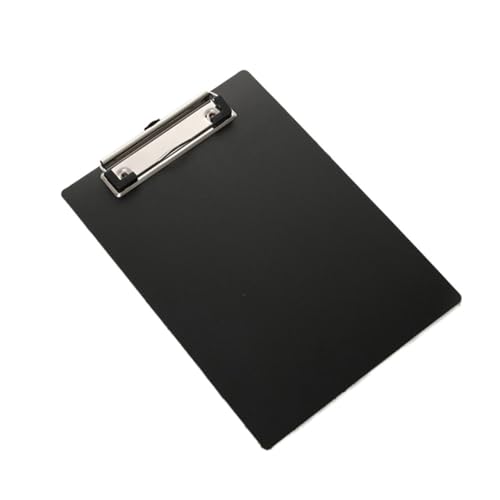 Klemmbrett 4 Stück A5 Aktenhalter Clip Dokumentenhalter Ablagen Clip Schreibblock Testpapier Zwischenablage Büro Schulbedarf Dateiordner Schreibwaren(Black) von ANQKYO