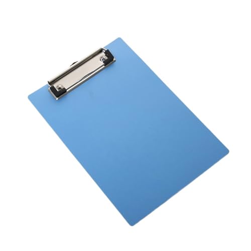 Klemmbrett 4 Stück A5 Aktenhalter Clip Dokumentenhalter Ablagen Clip Schreibblock Testpapier Zwischenablage Büro Schulbedarf Dateiordner Schreibwaren(Blue) von ANQKYO