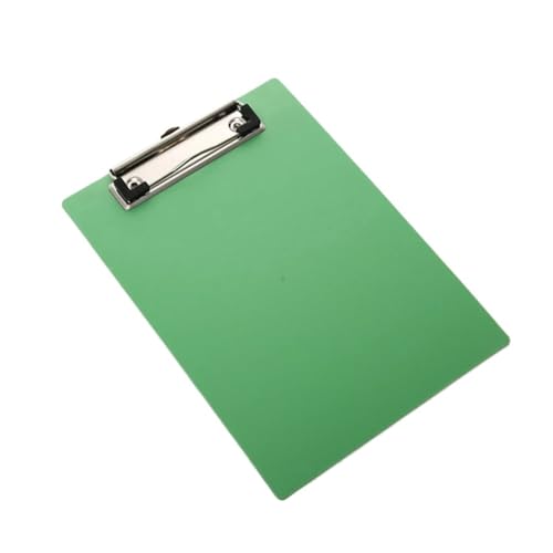 Klemmbrett 4 Stück A5 Aktenhalter Clip Dokumentenhalter Ablagen Clip Schreibblock Testpapier Zwischenablage Büro Schulbedarf Dateiordner Schreibwaren(Green) von ANQKYO