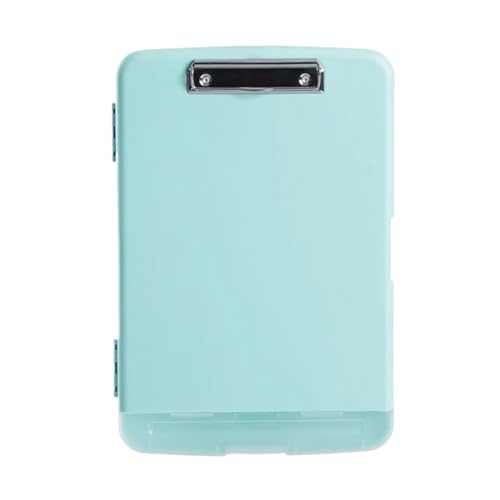 Klemmbrett Klemmbrett-Organizer, Klemmbrett-Box mit Stiftetui, Klemmbrett-Box mit Aufbewahrung, Stifthalter for Krankenschwestern und Profis(Green) von ANQKYO
