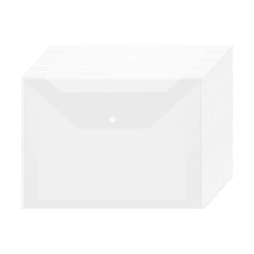 Verdicktes Material, transparente Aktentasche, Etikett, Anordnung, for Dokumente FüR Organisieren(100Pcs-Transparent) von ANQKYO