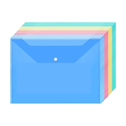 Verdicktes Material, transparente Aktentasche, Etikett, Anordnung, for Dokumente FüR Organisieren(50Pcs-Multicolour) von ANQKYO
