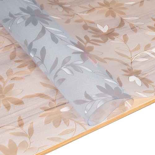 ANRO Tischfolie Tischschutzfolie mit Struktur für Hochglanz und Glastische Tischdecke Folie für Tisch Tischschutz 1,5mm 155x90cm von ANRO