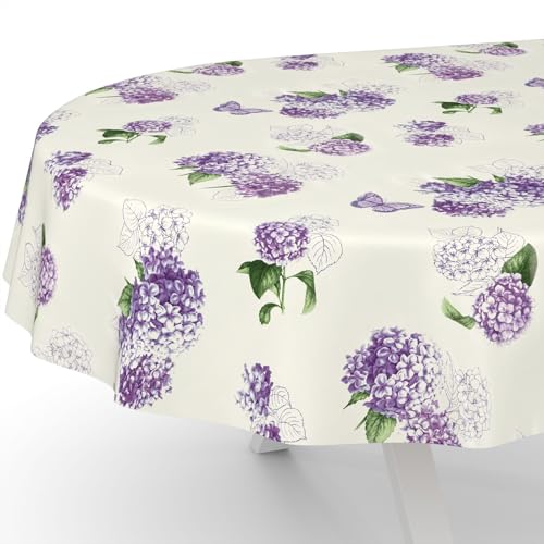 ANRO Wachstuchtischdecke Wachstischdecke Wachstuch Tischdecke abwaschbar Gartentischdecke Rund Oval Eckig Oval 180x140cm Schnittkante Flieder Blumen ANRO Wachstuchtischdecke Wachstischdecke Wachstuch Tischdecke abwaschbar Gartentischdecke Rund Oval Eckig Oval 180x140cm Schnittkante Flieder Blumen von ANRO