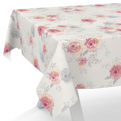 ANRO Wachstuchtischdecke Wachstischdecke Wachstuch Tischdecke abwaschbar Gartentischdecke Wasserabweisend 100x140cm Schnittkante Rosen ANRO Wachstuchtischdecke Wachstischdecke Wachstuch Tischdecke abwaschbar Gartentischdecke Wasserabweisend 100x140cm Schnittkante Rosen von ANRO