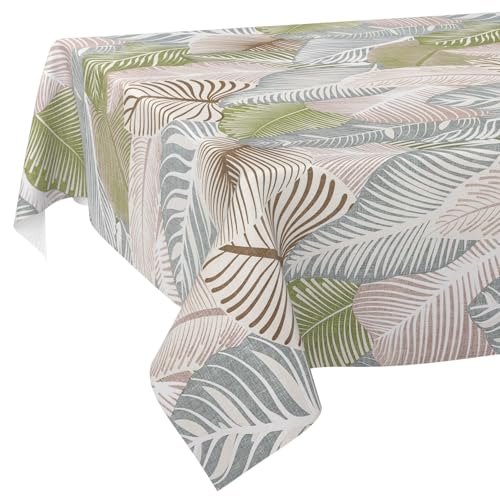 ANRO Wachstuchtischdecke Wachstischdecke Wachstuch Tischdecke abwaschbar Gartentischdecke Wasserabweisend 120x140cm Schnittkante Floral Blätter Laube Grün ANRO Wachstuchtischdecke Wachstischdecke Wachstuch Tischdecke abwaschbar Gartentischdecke Wasserabweisend 120x140cm Schnittkante Floral Blätter Laube Grün von ANRO