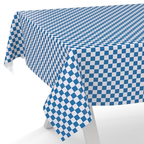 ANRO Wachstuchtischdecke Wachstischdecke Wachstuch Tischdecke abwaschbar Gartentischdecke Wasserabweisend 140x140cm Schnittkante Klassik Karo Blau ANRO Wachstuchtischdecke Wachstischdecke Wachstuch Tischdecke abwaschbar Gartentischdecke Wasserabweisend 140x140cm Schnittkante Klassik Karo Blau von ANRO