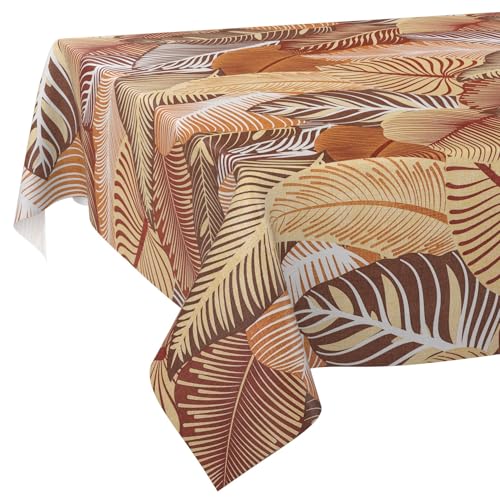 ANRO Wachstuchtischdecke Wachstischdecke Wachstuch Tischdecke abwaschbar Gartentischdecke Wasserabweisend 260x140cm Schnittkante Floral Blätter Laube Rot ANRO Wachstuchtischdecke Wachstischdecke Wachstuch Tischdecke abwaschbar Gartentischdecke Wasserabweisend 260x140cm Schnittkante Floral Blätter Laube Rot von ANRO