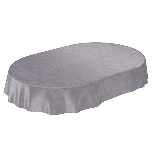 ANRO Tischdecke Wachstuchtischdecke Wachstuch Wachstischdecke Tischdecke Beton Grau Uni Urban Oval 180x140cm ANRO Tischdecke Wachstuchtischdecke Wachstuch Wachstischdecke Tischdecke Beton Grau Uni Urban Oval 180x140cm von ANRO