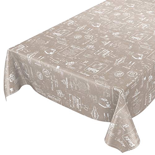 ANRO Wachstuchtischdecke Wachstuch Wachstischdecke Tischdecke abwaschbar Beige Bistro Retro Modern 100x140cm ANRO Wachstuchtischdecke Wachstuch Wachstischdecke Tischdecke abwaschbar Beige Bistro Retro Modern 100x140cm von ANRO
