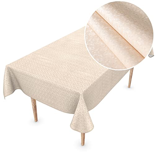 Premium Wachstuchtischdecke Tischdecke Vinyl Wachstischdecke abwaschbar 110x150cm Punkte Creme Champagner edel abwischbar Premium Wachstuchtischdecke Tischdecke Vinyl Wachstischdecke abwaschbar 110x150cm Punkte Creme Champagner edel abwischbar von ANRO