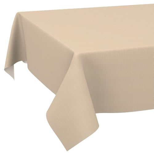 Stoff Tischdecke Textil Tischwäsche Tischtuch Baumwolle Polyester abwaschbar Uni Ornament Damast Jacquard Gewebe waschbar Beige 100x140cm Schnittkante Stoff Tischdecke Textil Tischwäsche Tischtuch Baumwolle Polyester abwaschbar Uni Ornament Damast Jacquard Gewebe waschbar Beige 100x140cm Schnittkante von ANRO