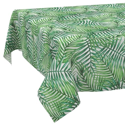 Stoff Tischdecke Tischwäsche Textil Tischtuch Baumwolle Polyester Gewebe abwaschbar pflegeleicht, in rund oval eckig Tropik 100x140cm Schnittkante Stoff Tischdecke Tischwäsche Textil Tischtuch Baumwolle Polyester Gewebe abwaschbar pflegeleicht, in rund oval eckig Tropik 100x140cm Schnittkante von ANRO