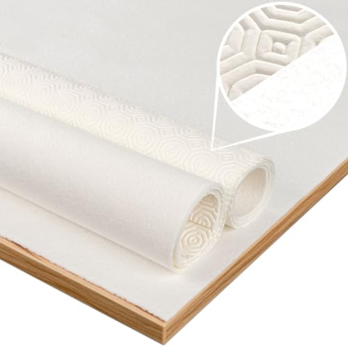 ANRO Tischschoner Tischdeckenunterlage Tischpolster Unterlage Tischdecke Meterware Schutzunterlage Tischschutz Molton Größe Wählbar mit Muster 2,2mm mit Vlies 200 x 140cm ANRO Tischschoner Tischdeckenunterlage Tischpolster Unterlage Tischdecke Meterware Schutzunterlage Tischschutz Molton Größe Wählbar mit Muster 2,2mm mit Vlies 200 x 140cm von ANRO