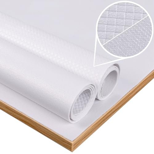 ANRO Tischschoner Tischdeckenunterlage Tischpolster Unterlage Tischdecke Meterware Schutzunterlage Tischschutz Molton Größe Wählbar mit Muster 2mm Unterseite gummiert 2000 x 138cm (20m) von ANRO